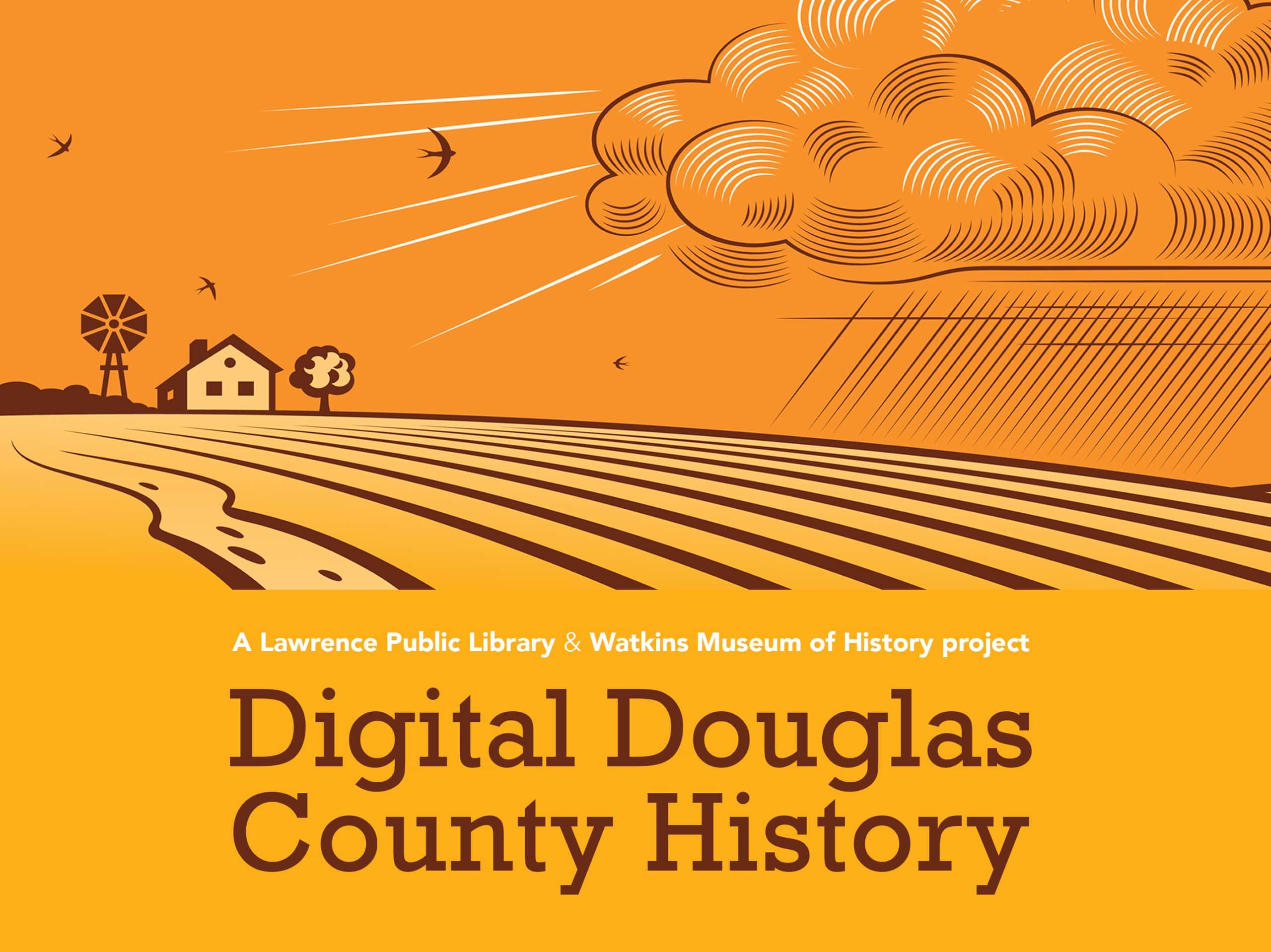 Web graphic for digital library Digital Douglas County history portal